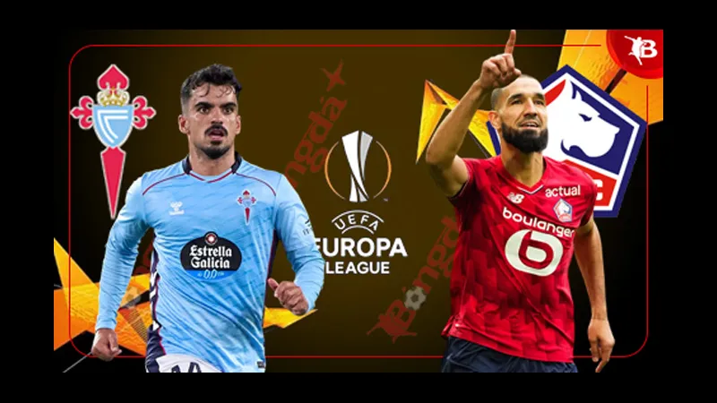 Cầu thủ của Celta Vigo và Lille đối mặt trên sân cỏ Cầu thủ của Celta Vigo và Lille đối mặt trên sân cỏ